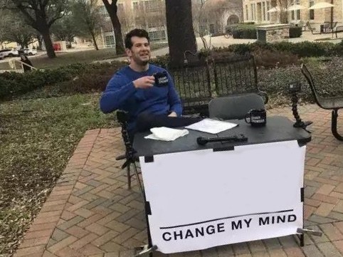 Change My Mind meme about Extracted