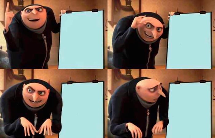 Gru's Plan meme about Extracted